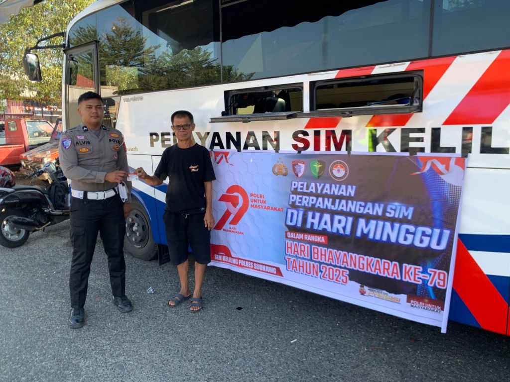 Sambut HUT Bhayangkara ke-79, Satlantas Polres Sijunjung Gelar Pelayanan SIM Keliling untuk&nbsp;Masyarakat