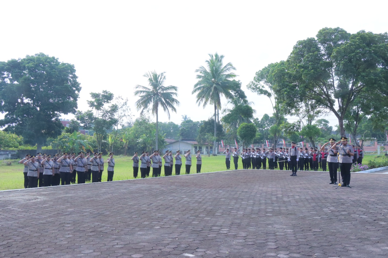 Peringati Hari Bhayangkara ke 79, kapolres 50 Pimpin Kota Ziarah ke TMP Kusuma bangsa Payakumbuh