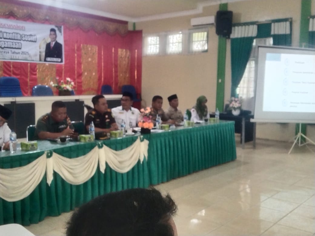 Kasat Binmas Hadiri FGD Deteksi Dini Konflik Keagamaan, Polres Dharmasraya Tegaskan Komitmen Jaga Kamtibmas