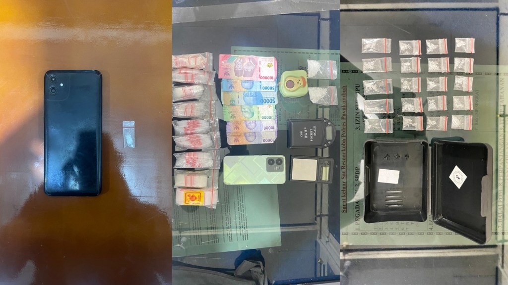 Ungkap Kasus Tindak Pidana Narkotika, Tiga Orang Tersangka Diringkus Sat Narkoba&nbsp;Payakumbuh