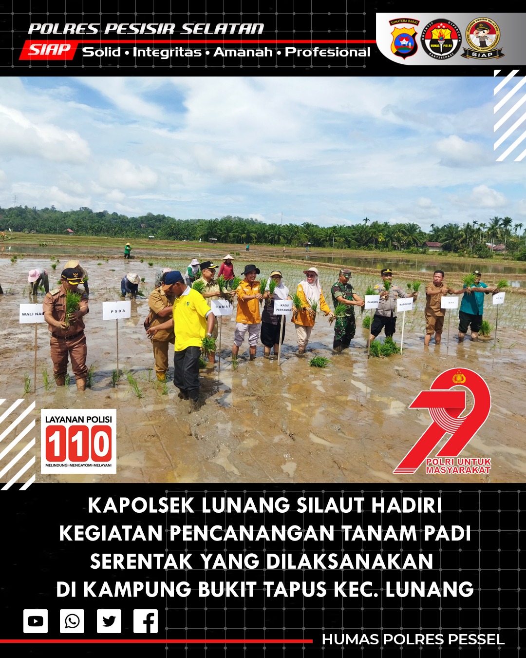 Kapolsek Koto XI Tarusan Edukasi Bahaya Narkoba di Forum Genre SMAN 1 Tarusan