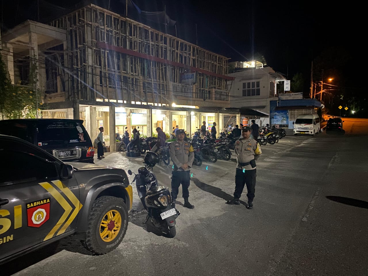 Polsek Barangin Amankan Pawai Obor 1 Muharram 1447 H di Masjid Babussalam