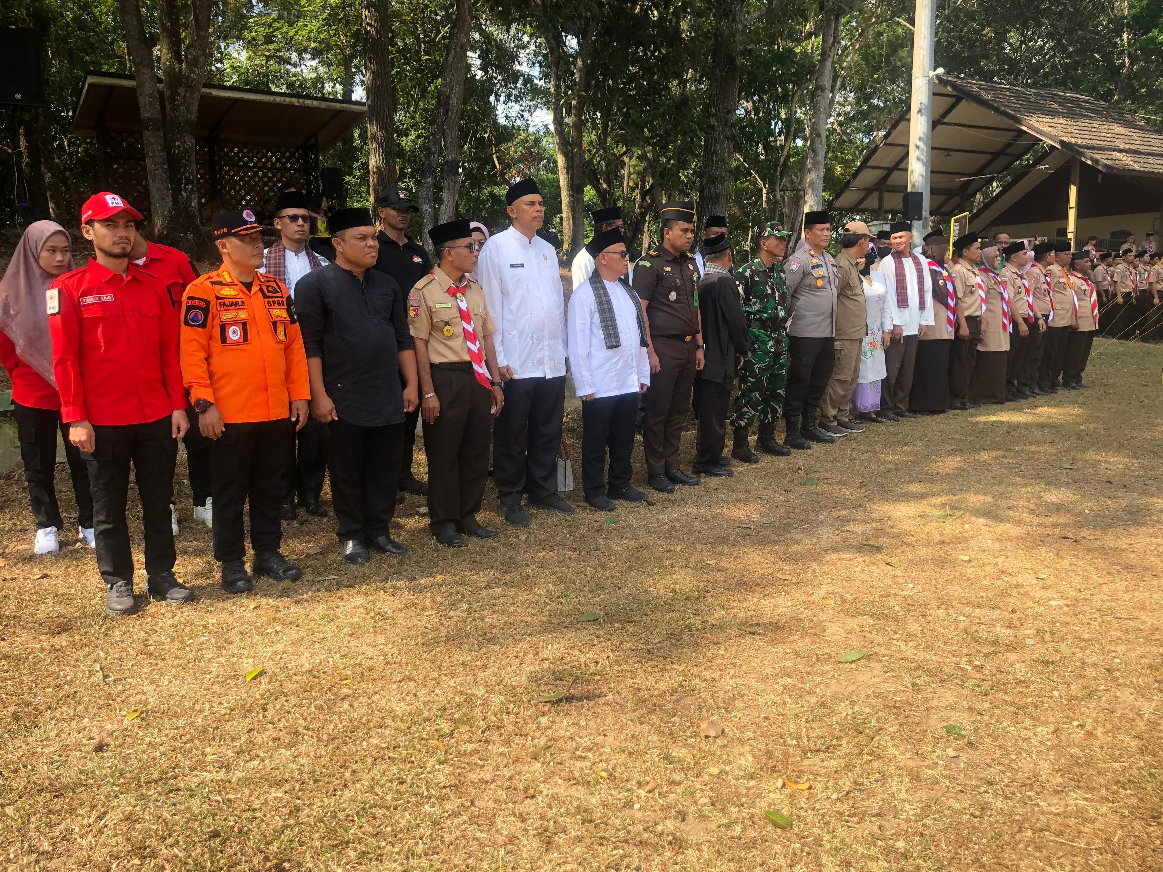 Kasat Binmas Polres Solok Kota Hadiri Upacara Pembukaan Gladian Pramuka Peduli Tingkat Sumbar Tahun 2025