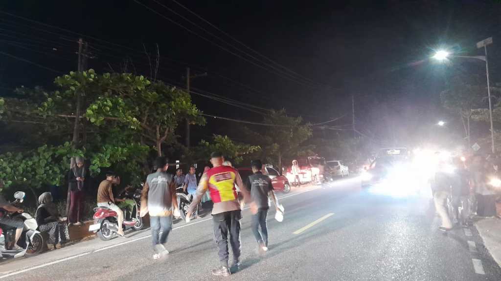 Polres Pd. Pariaman Amankan Jalannya Pawai Obor di Kecamatan Sintuk Toboh Gadang dalam Rangka Menyambut 1 Muharram 1447&nbsp;H