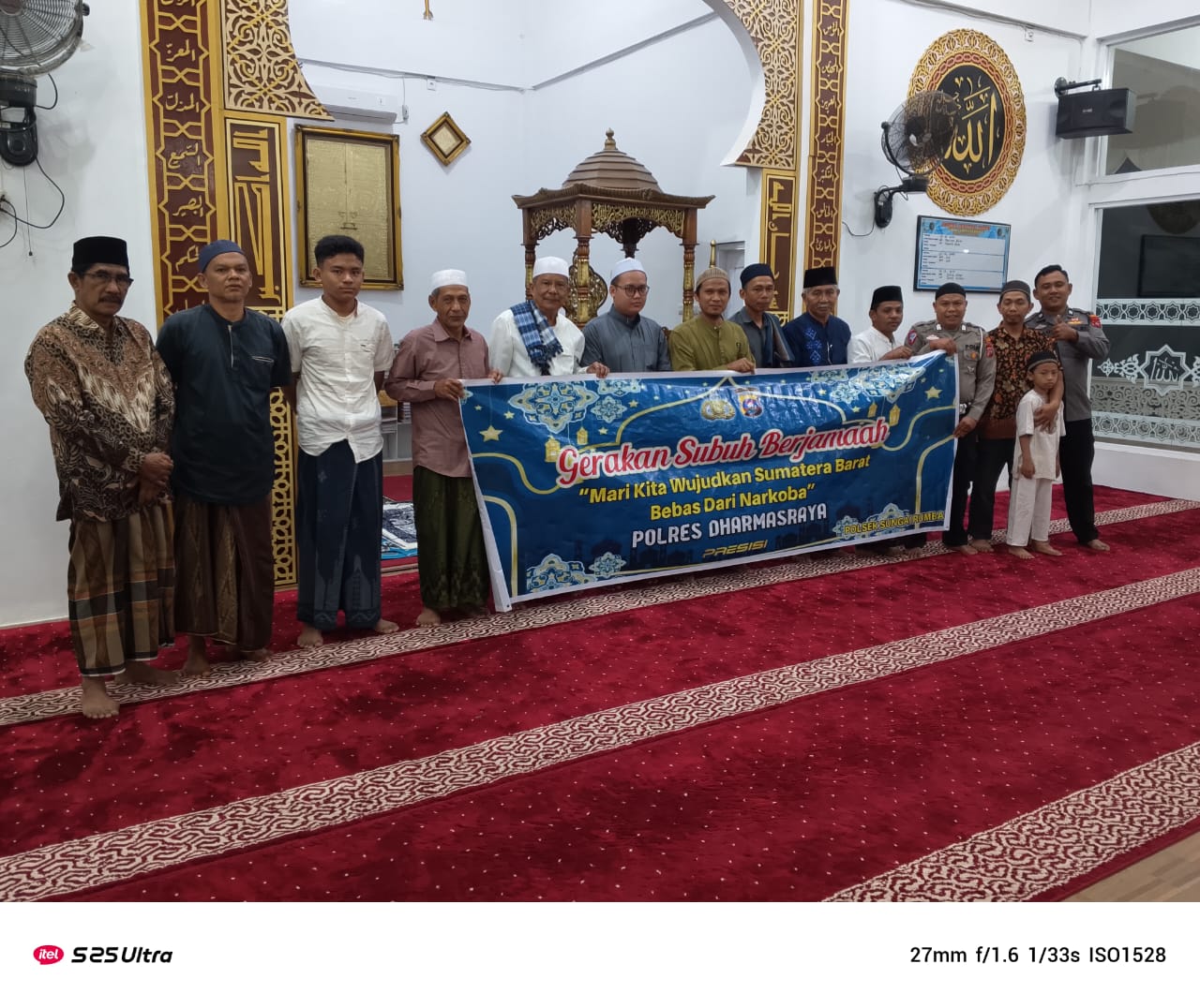 Subuh Berjamaah Jadi Wadah Silaturahmi dan Sosialisasi Bahaya Narkoba