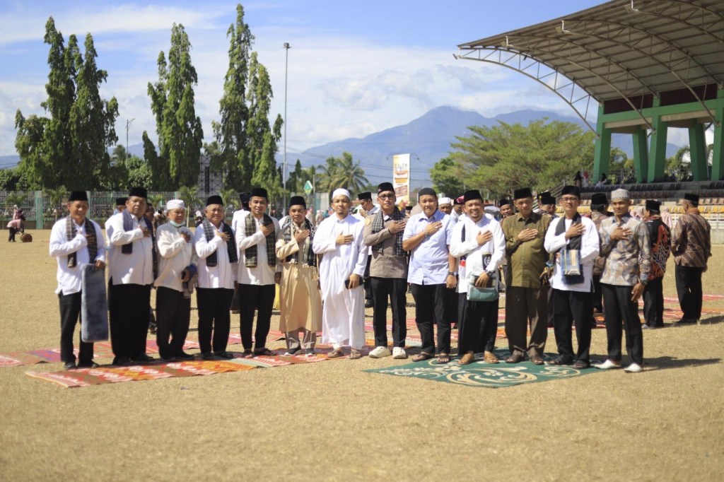 Kapolres Solok Kota AKBP Mas’ud Ahmad Bersama Forkopimda Laksanakan Sholat Istisqa di Kota&nbsp;Solok