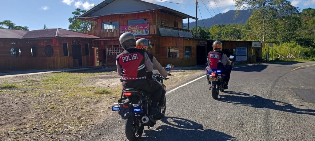 Patroli Bermotor Samapta Polres Solsel Sisir Wilayah Rawan, Bukti Nyata Polri Hadir Bersama&nbsp;Masyarakat.