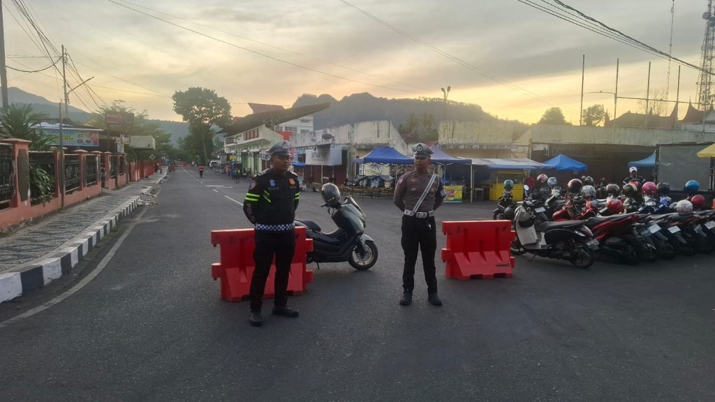 Polres Tanah Datar Turunkan Personil Amankan Kegiatan Car Free Day di Lapangan Cindua Mato&nbsp;Batusangkar