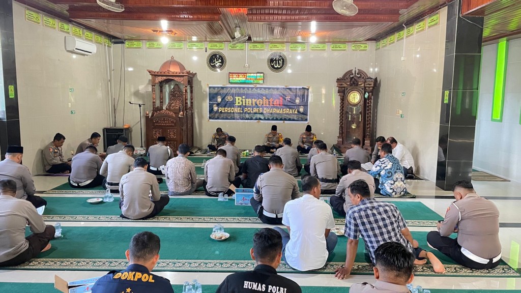 Binrohtal Tingkatkan Iman dan Mental Personel Polres&nbsp;Dharmasraya