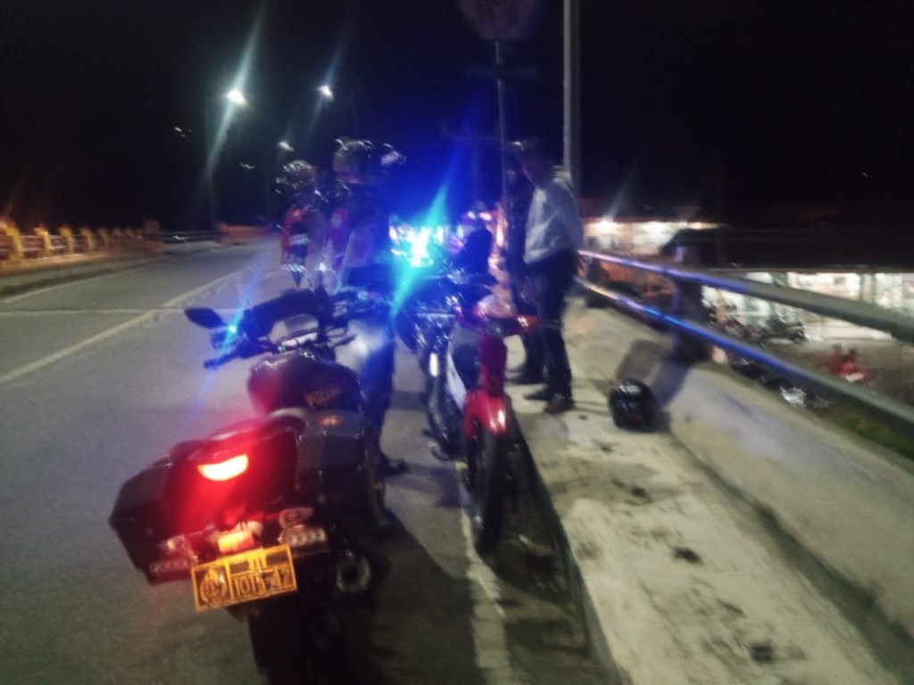 Sat Samapta Polres padang panjang Patroli Malam Hari Antisipasi Gangguan&nbsp;Kamtibmas