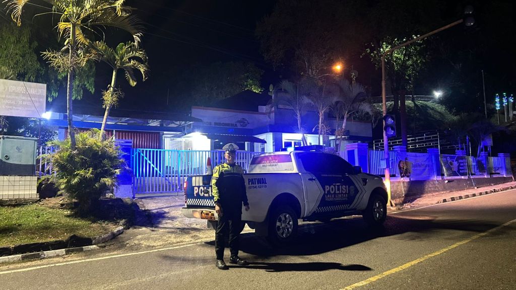 Cegah Balap Liar, Sat Lantas Polres Sawahlunto Gencarkan Patroli Malam di Titik&nbsp;Rawan