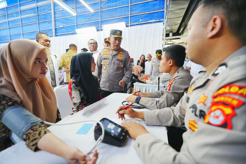 Kapolri Hadiri Bakti Kesehatan-Donor Darah KSPSI, Wujud Kepedulian ke&nbsp;Buruh