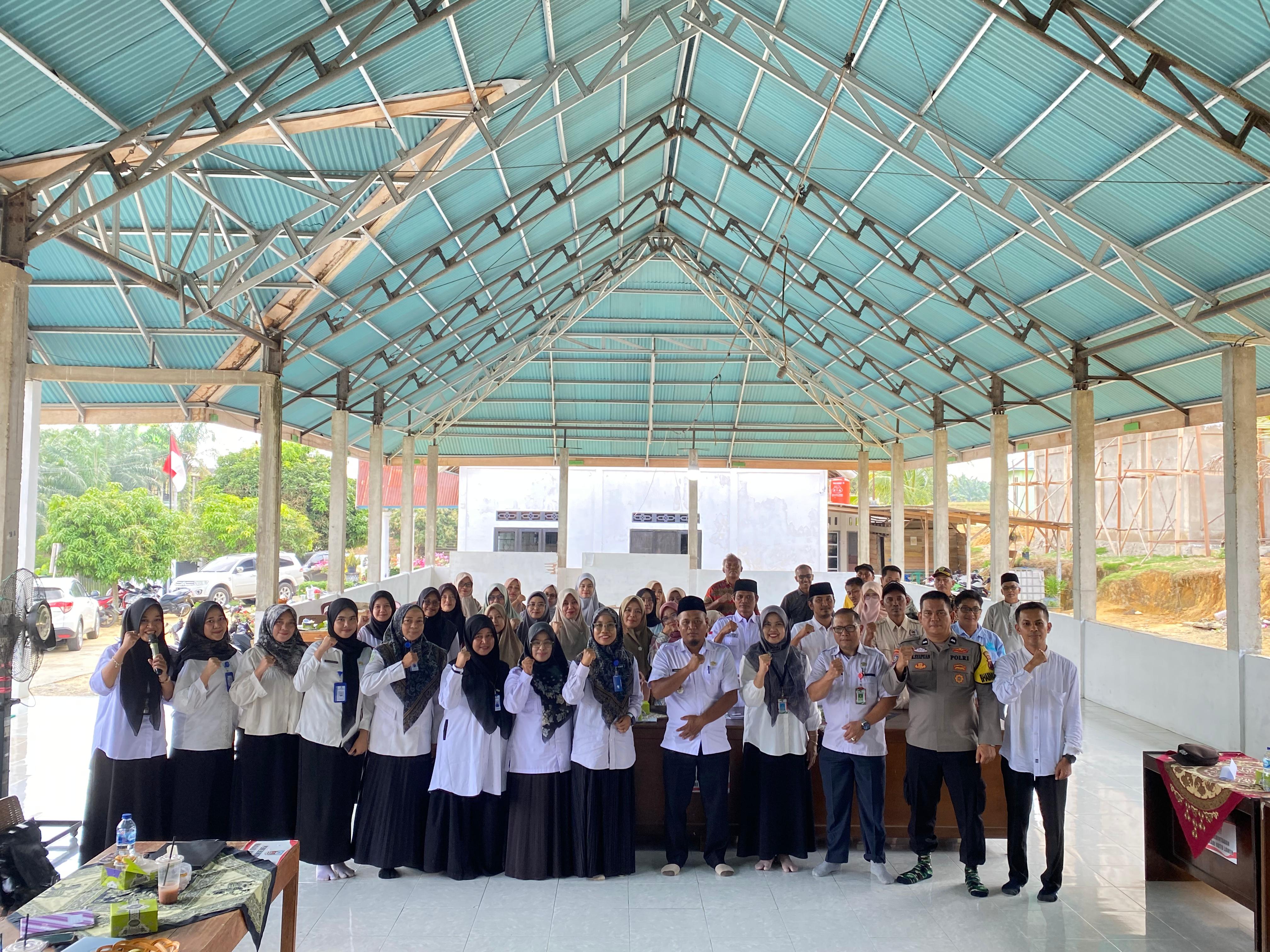 Polsek Sungai Rumbai Dukung Kegiatan Lokmin Puskesmas Situjuh IV