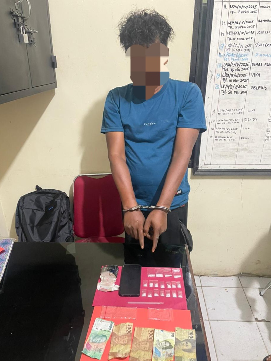 Polres 50 Kota Bekuk TO Diduga Pengedar Sabu di Pangkalan