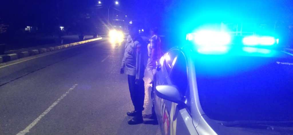 Cegah Kejahatan dan Balapan Liar, Polsek Pulau Punjung Gelar Patroli Malam di Daerah&nbsp;Rawan