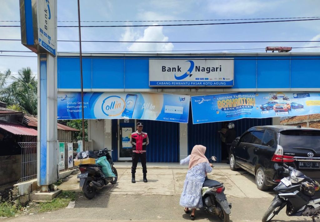 Polsek Sitiung I Koto Agung Laksanakan Patroli Siang Hari di Pasar Tradisional Cegah Aksi&nbsp;Kriminal