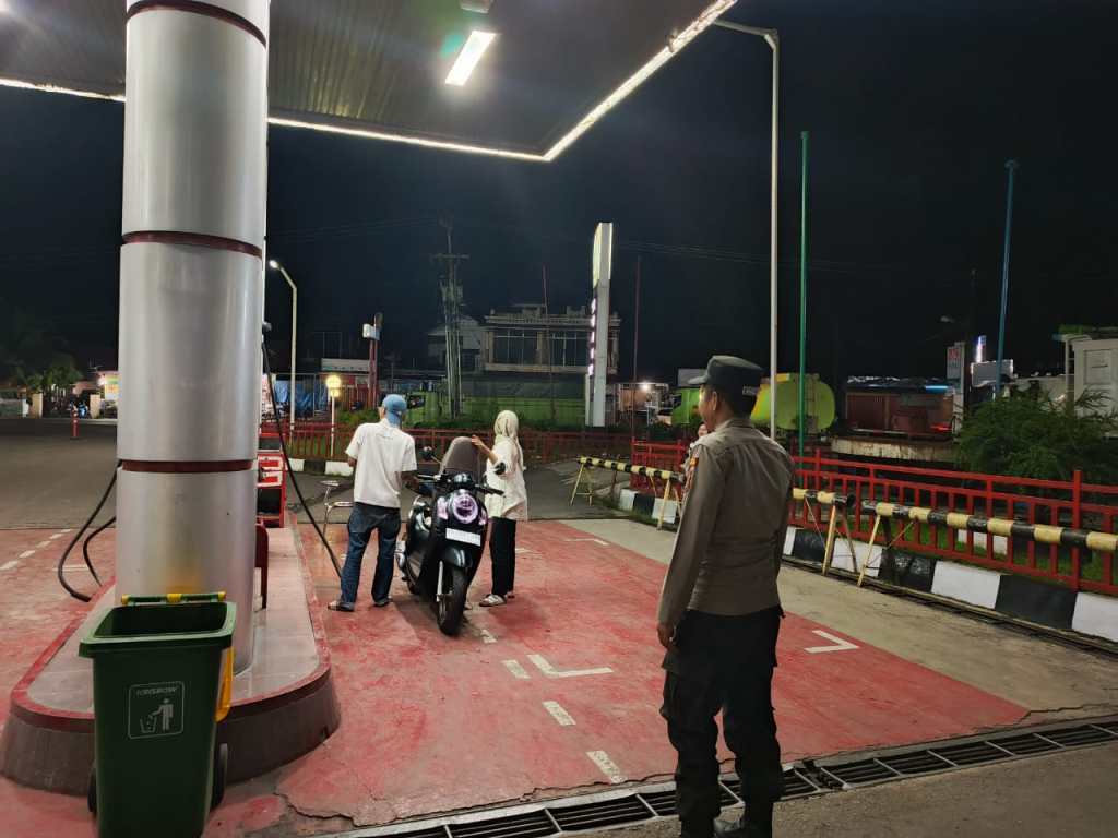 Polsek Muaro Kalaban Gencarkan Patroli Malam hingga Batas Wilayah, Guna Memastikan Kamtibmas yang&nbsp;Kondusif