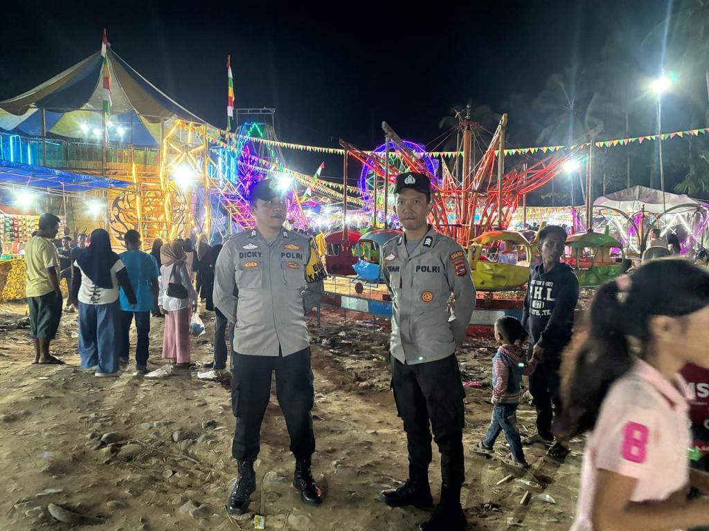 Agar Terciptanya Harkamtibmas, Personel Polsek Koto VII Laksanakan Pengamanan Pasar&nbsp;Malam