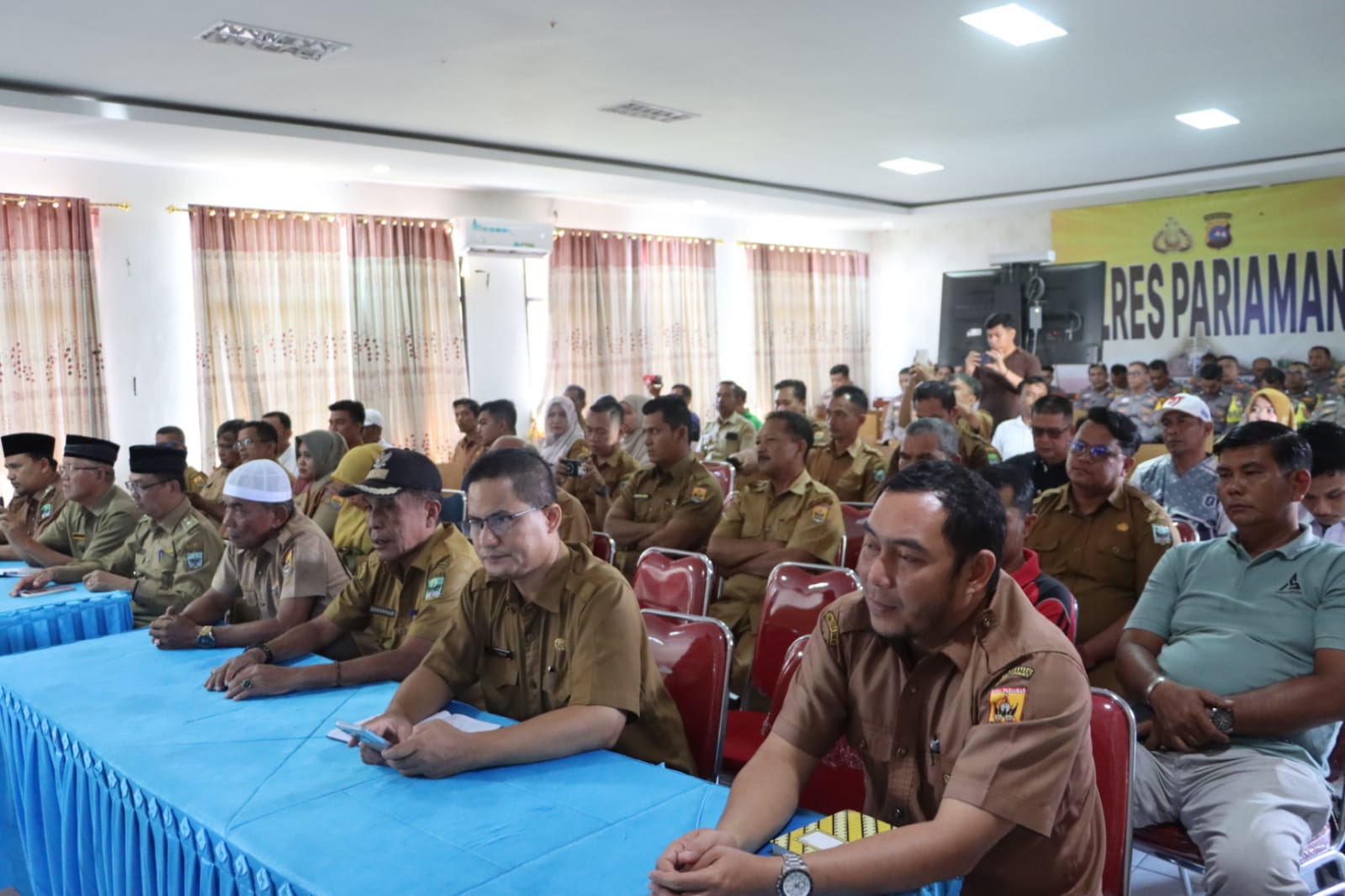 Wakapolres Pariaman Pimpin Rakor Tentang Ketahanan Pangan