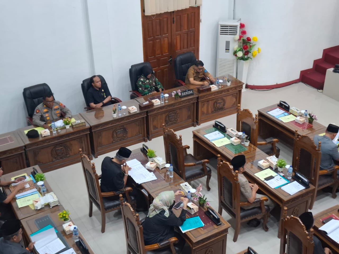 Kapolres Sawahlunto Hadiri Rapat Paripurna DPRD Bahas Ranperda APBD dan RPJMD 2025–2029