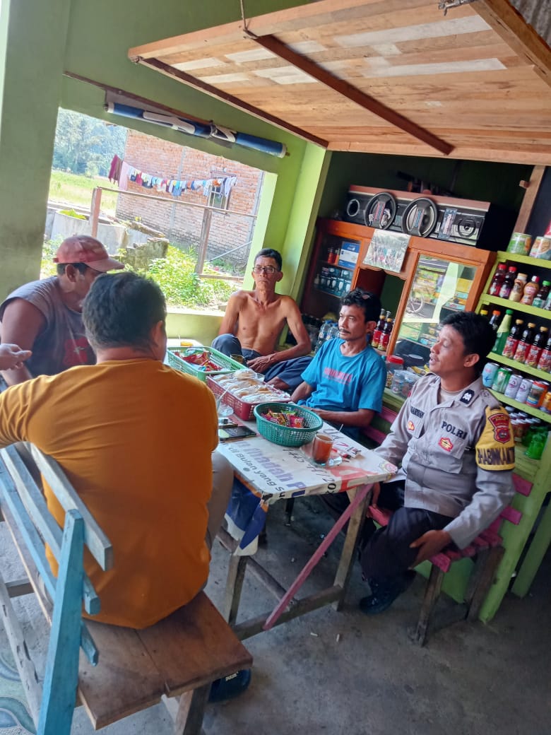 Bersama Ciptakan Kamtibmas yang Kondusif,&nbsp; Bhabinkamtibmas Polres Agam Gelar THTS diwilayah Binaan