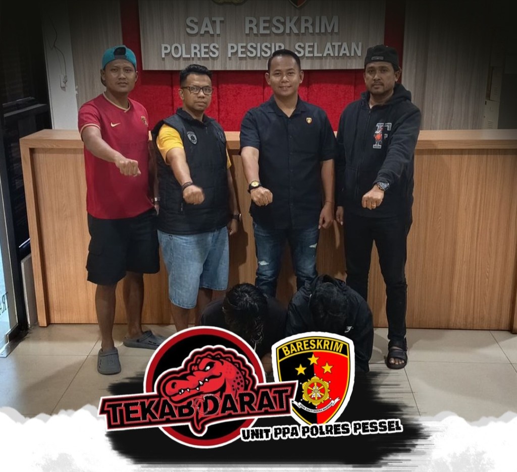 Satreskrim Polres Pesisir Selatan Tangkap Dua Terduga Pelaku Persetubuhan Anak di Bawah&nbsp;Umur