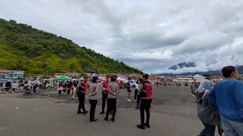 Personel Polres Padang Panjang Laksanakan UKL untuk Antisipasi Kamtibmas di Akhir&nbsp;Pekan