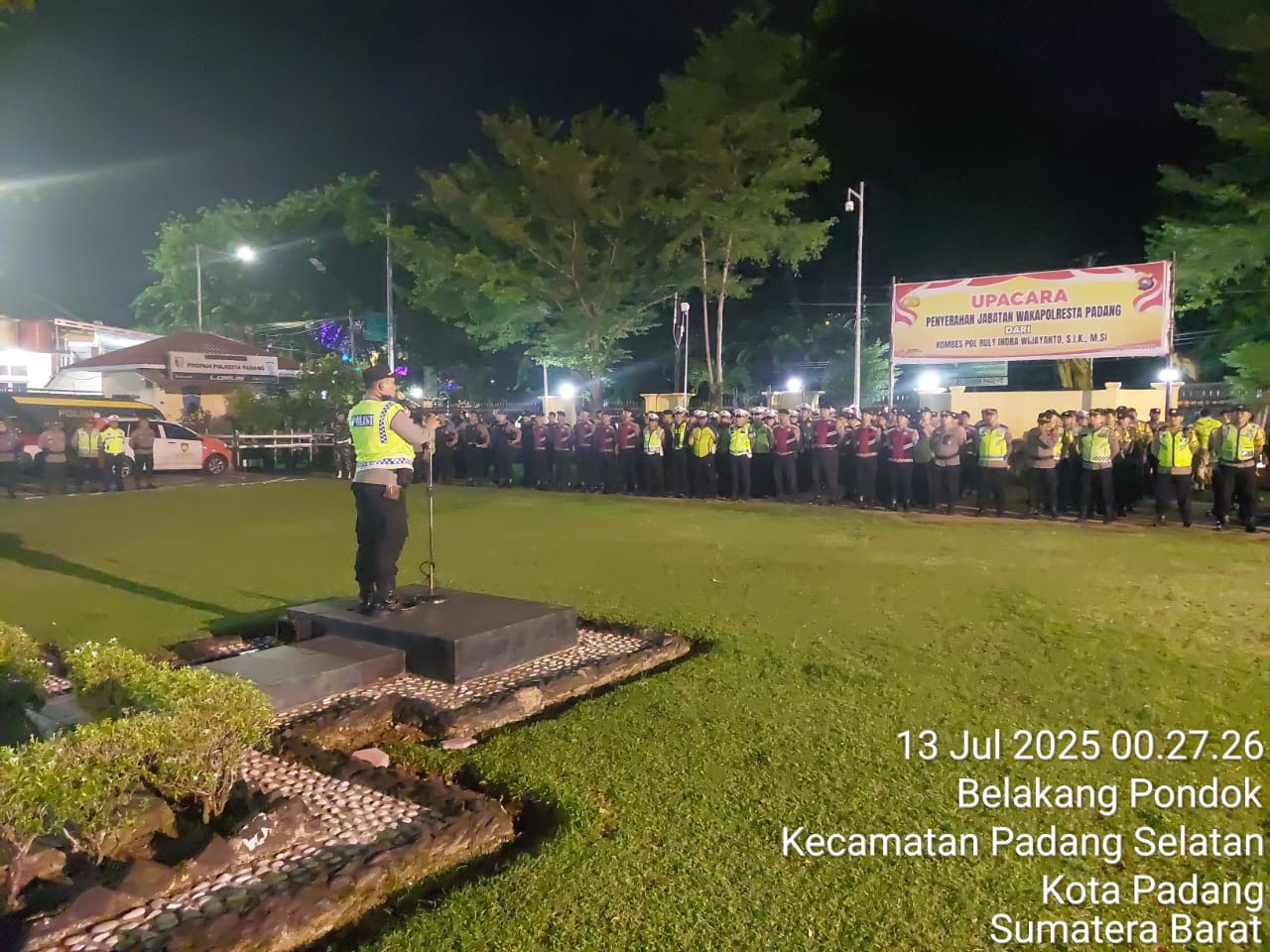 Sinergi Polri, TNI dan Satpol PP Laksanakan Patroli KYRD Antisipasi Balap liar dan Tawuran di Kota Padang