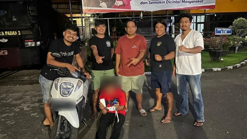 Buat Laporan Palsu Dibegal, Pria di Padang Ternyata Gadai Motor untuk Judi Online