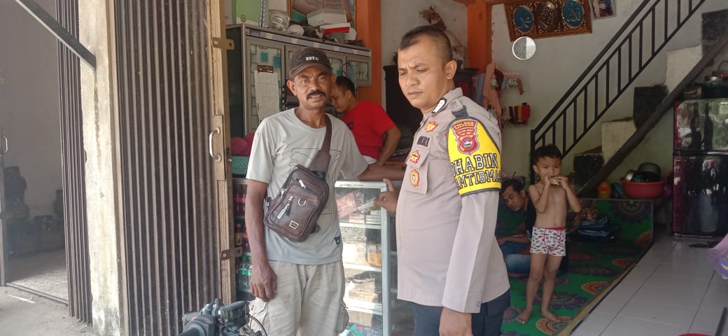 Bhabinkamtibmas Nagari Lansek Kadok Sosialisasi Waspadai Judi oline Kepada Masyarakat