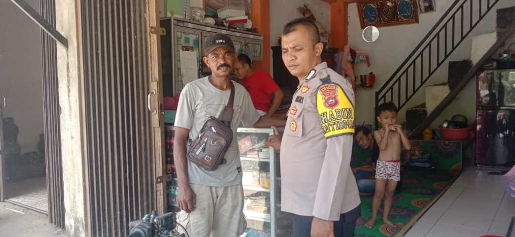 Bhabinkamtibmas Nagari Lansek Kadok Sosialisasi Waspadai Judi oline Kepada&nbsp;Masyarakat