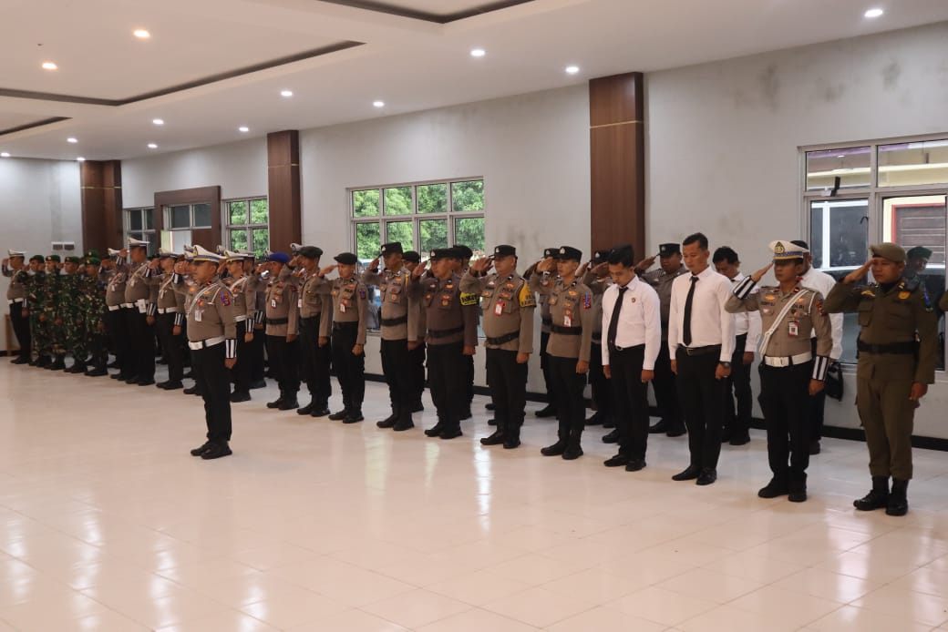 Apel Gelar Pasukan Operasi Patuh Singgalang 2025 Polres Padang Pariaman