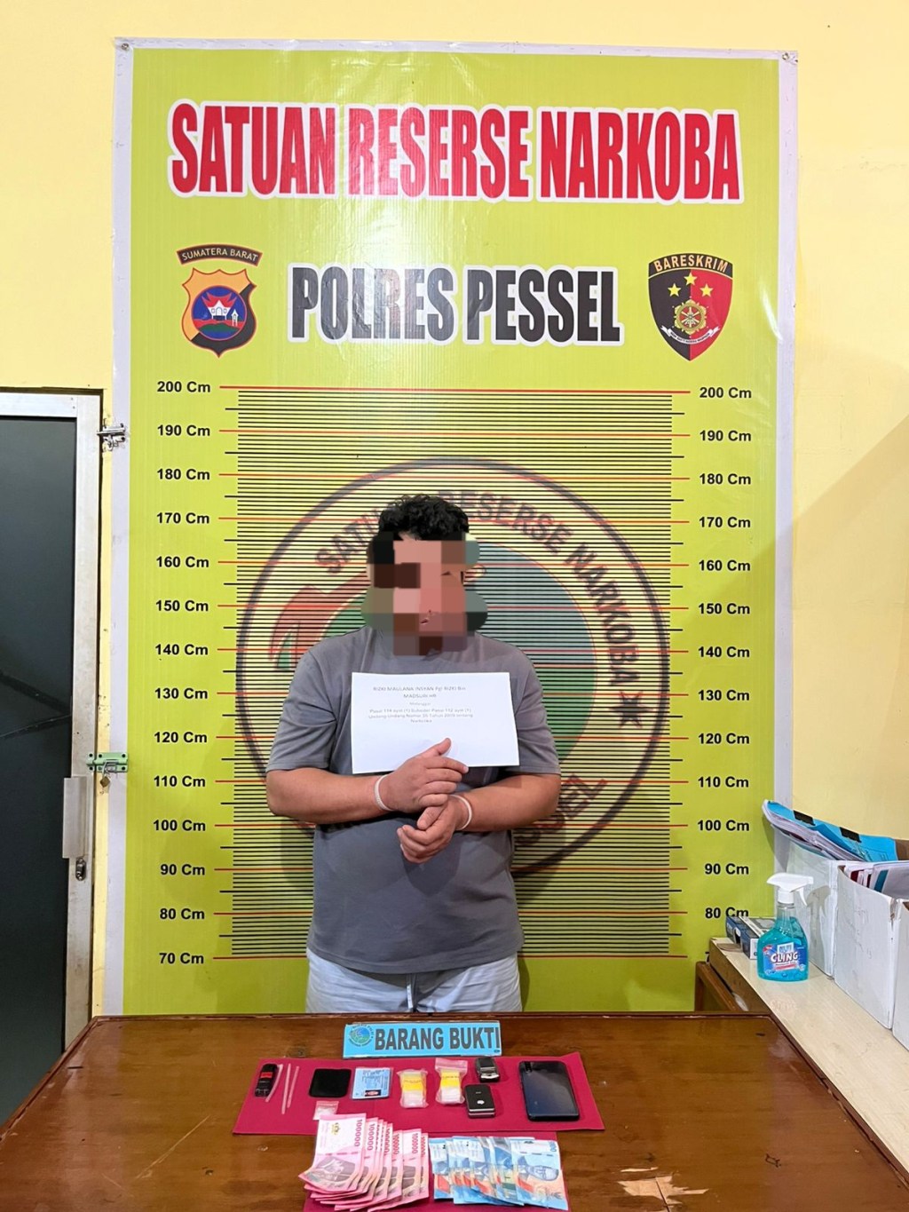 Satresnarkoba Polres Pesisir Selatan Tangkap Terduga Pengedar Sabu di IV&nbsp;Jurai