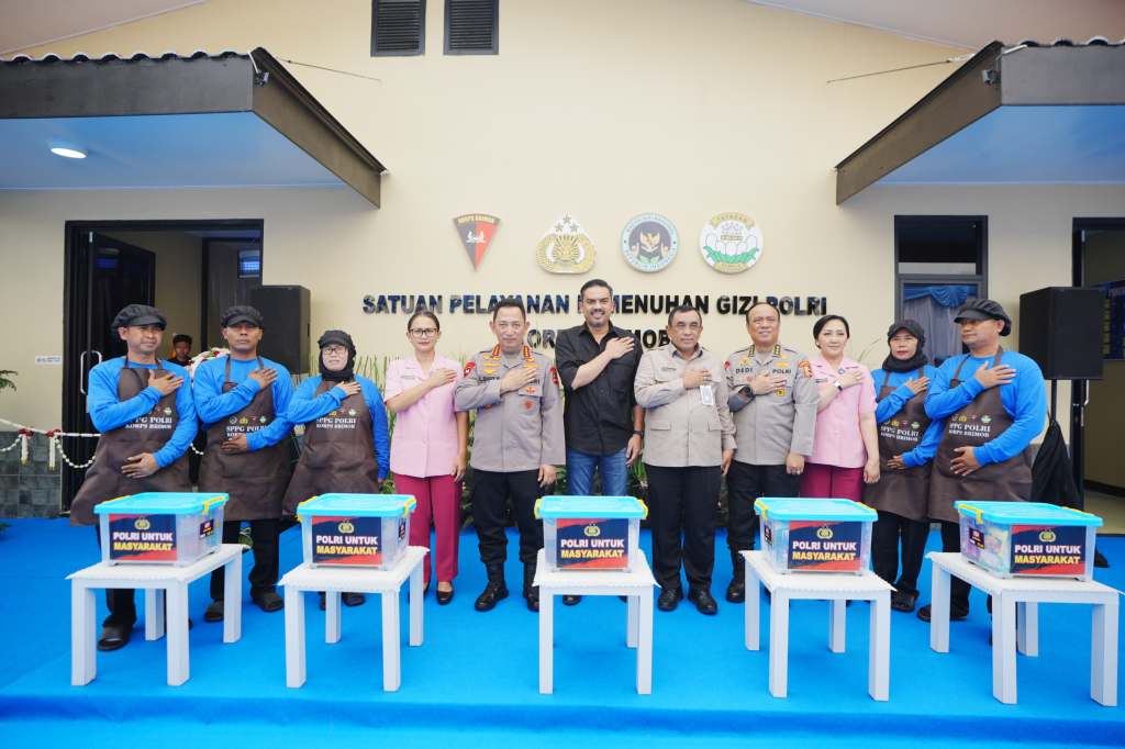 Kapolri Resmikan SPPG di 28 Titik di Indonesia, Dukung Program&nbsp;MBG