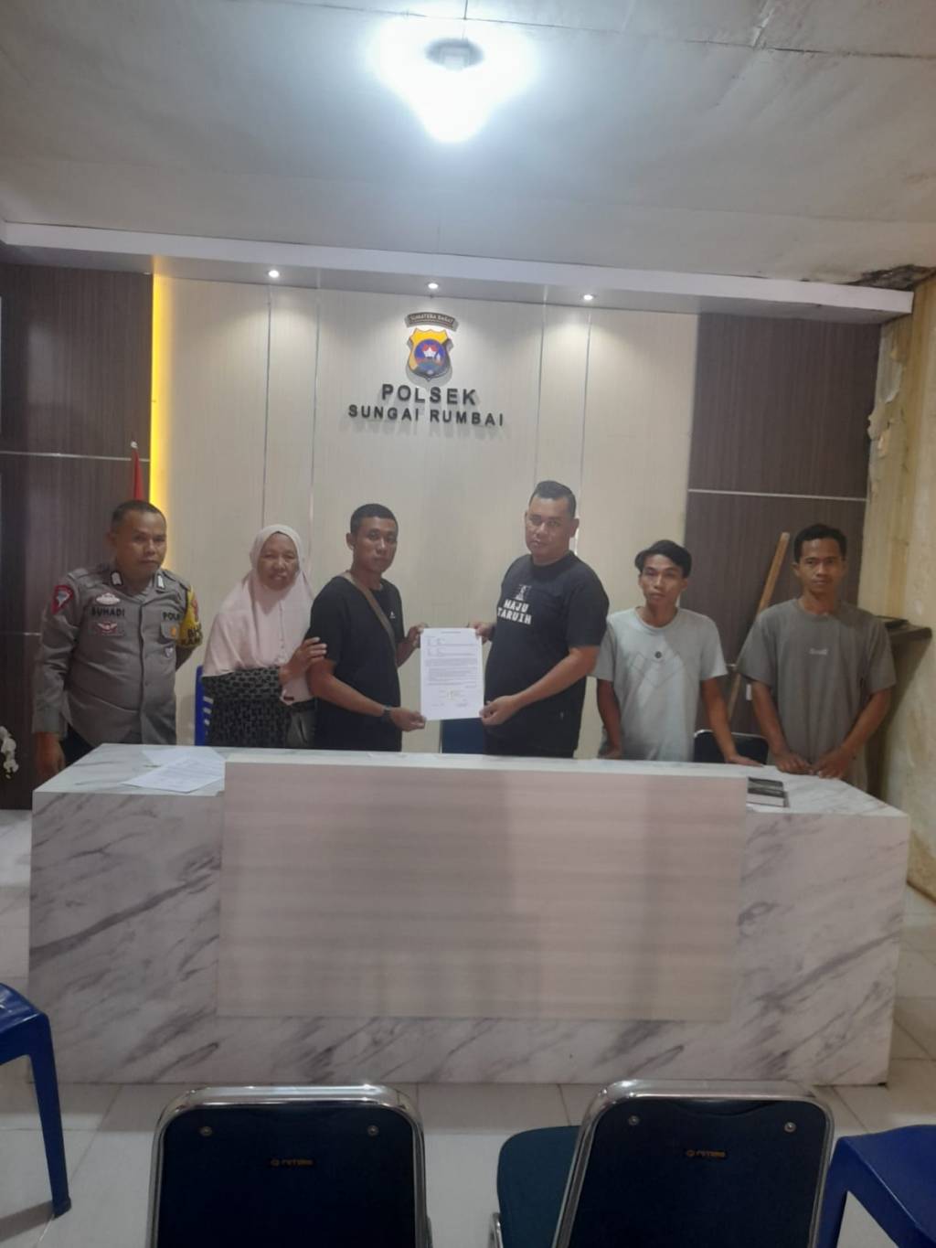 Penyelesaian Masalah Kecelakaan Lalu Lintas oleh Bhabinkamtibmas Nagari Abai&nbsp;Siat