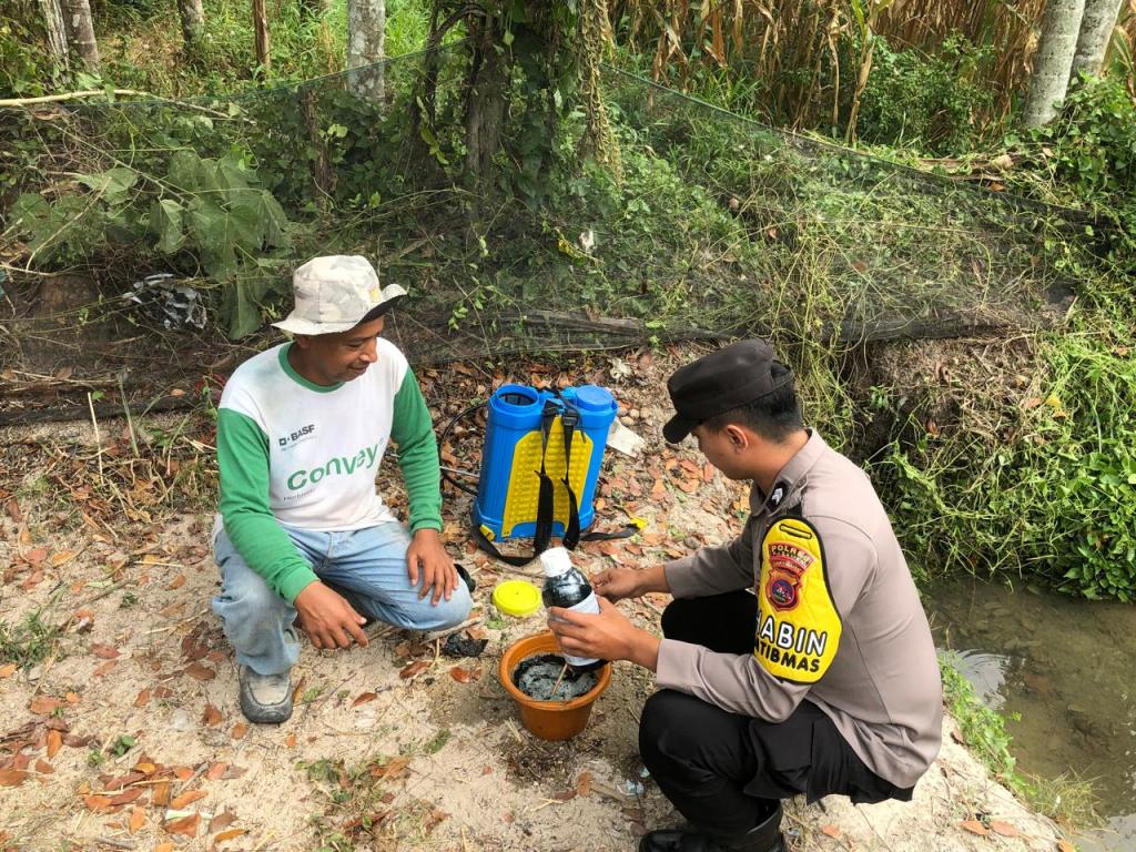 Bhabinkamtibmas Nagari Bahagia   THTS Dalam Rangka Ketahanan&nbsp;Pangan