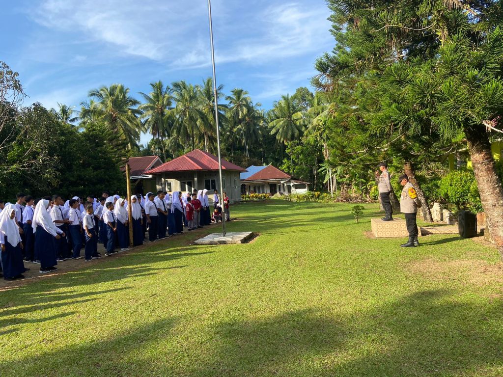 Police Goes to School, Kasat Binmas Polres Pd. Pariaman Sampaikan Bahaya&nbsp;Narkoba
