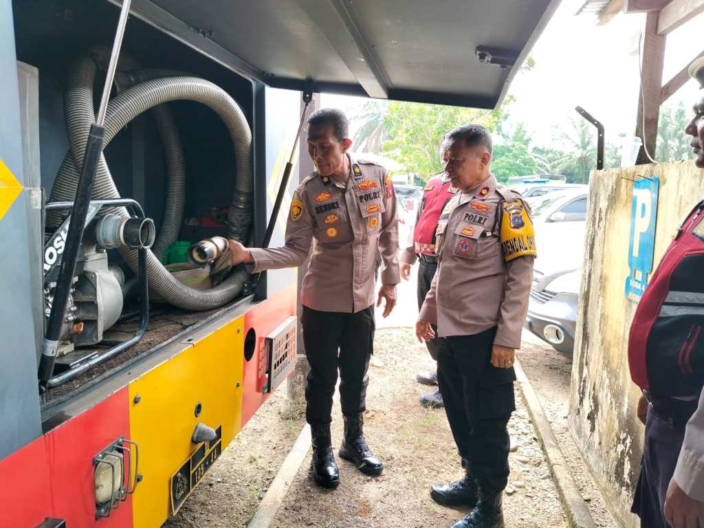 Antisipasi Bencana, Polres Dharmasraya Lakukan Pengecekan Kesiapan&nbsp;Karhutla