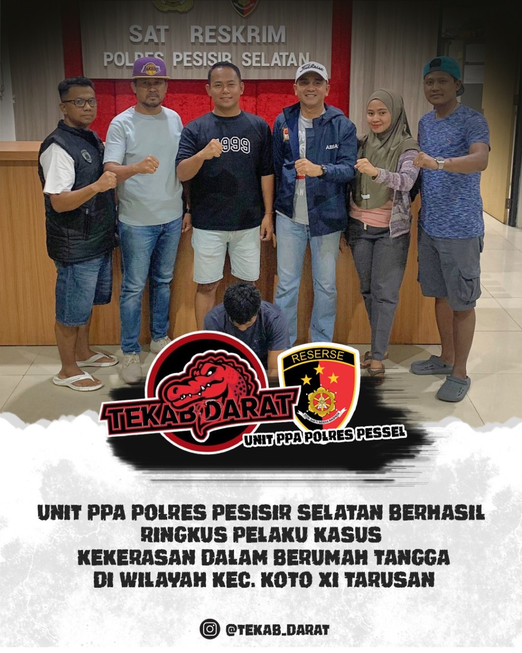 Satreskrim Polres Pesisir Selatan Tangkap Pelaku Dugaan KDRT di Koto XI&nbsp;Tarusan