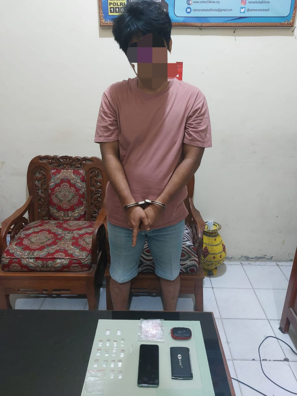 Satresnarkoba Polres 50 Kota Ungkap Kasus Narkotika Jenis&nbsp;Sabu