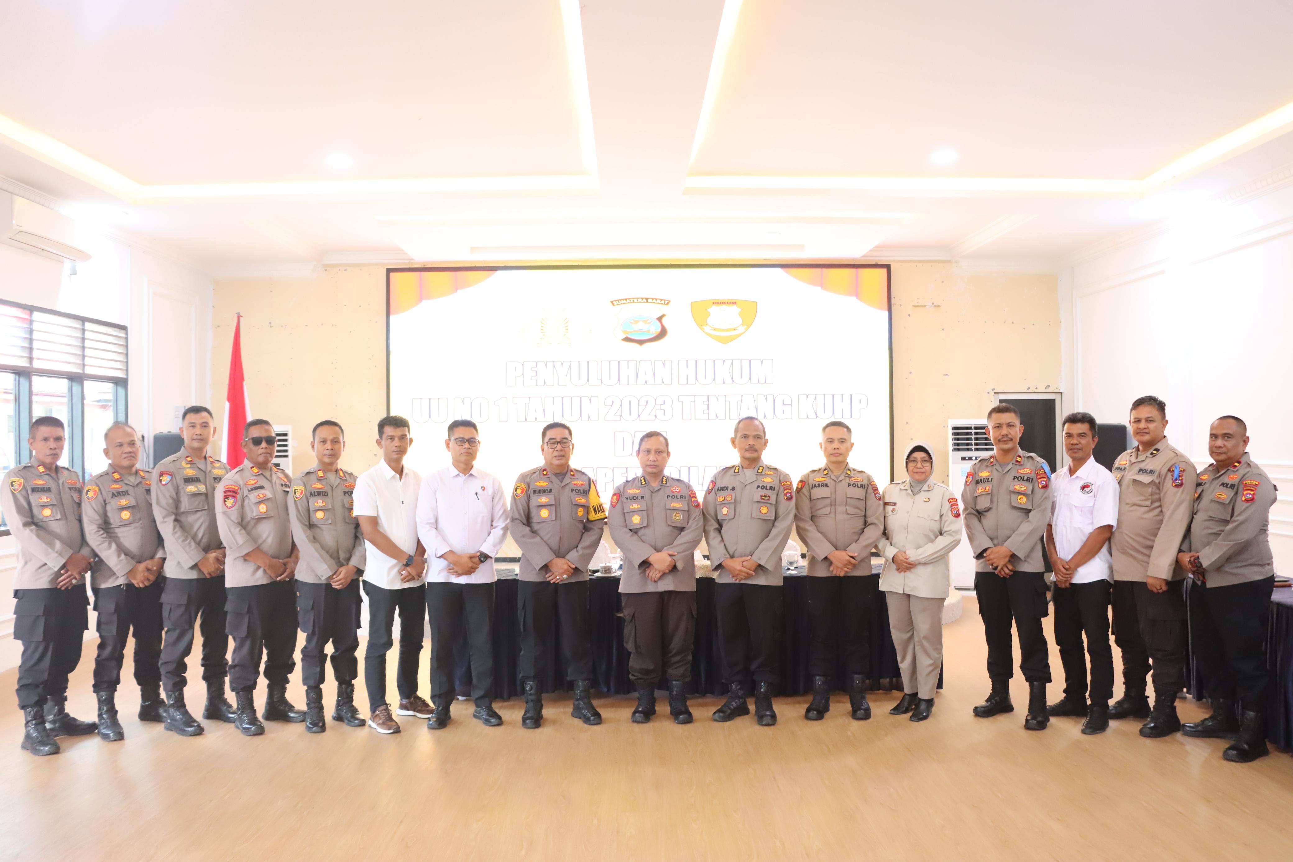 Bidkum Polda Gelar Sosialisasi UU RI No. 1 Tahun 2023