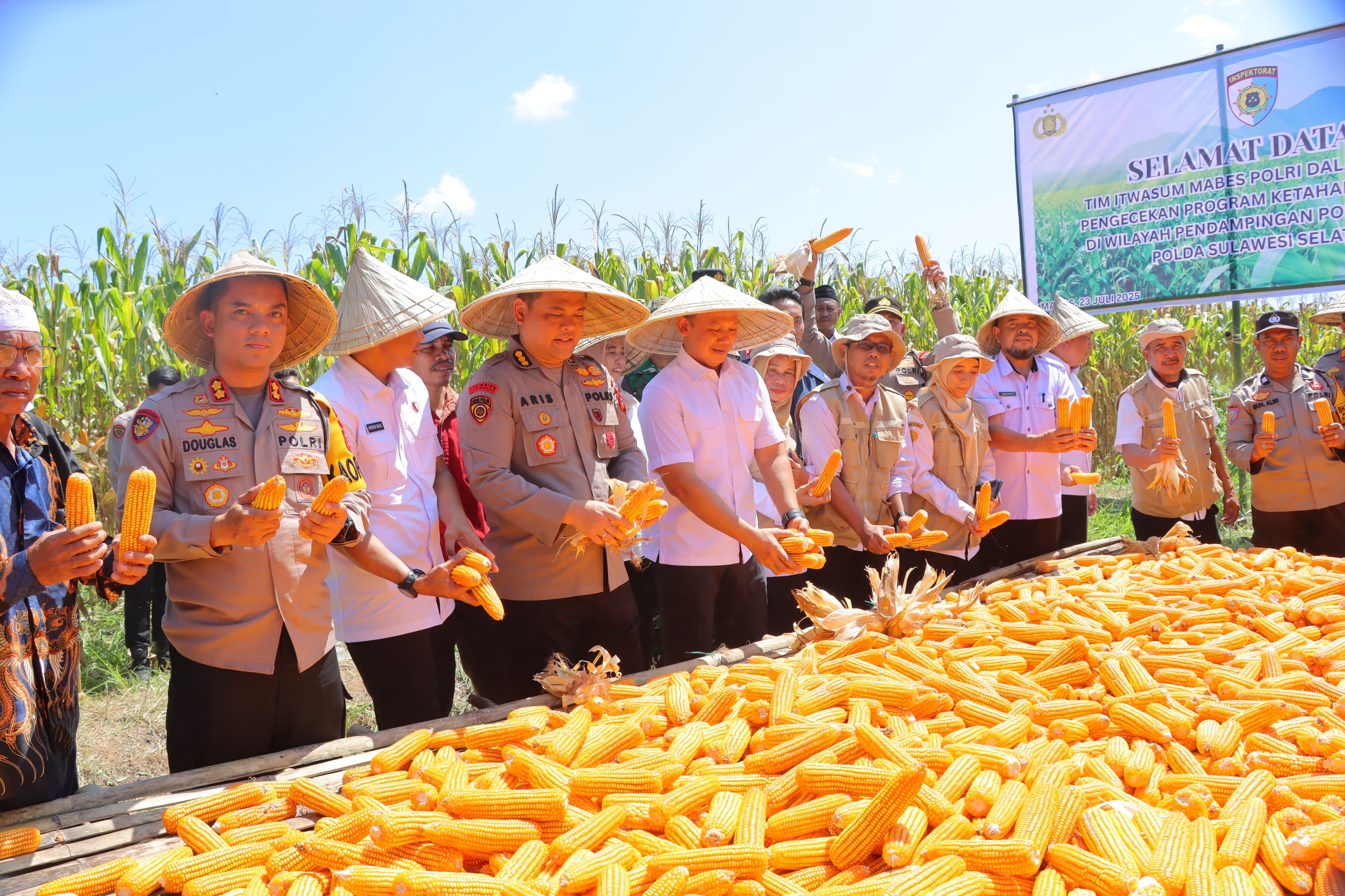 Polri Dorong Swasembada Jagung Lewat Kebun Binaan Polres Maros