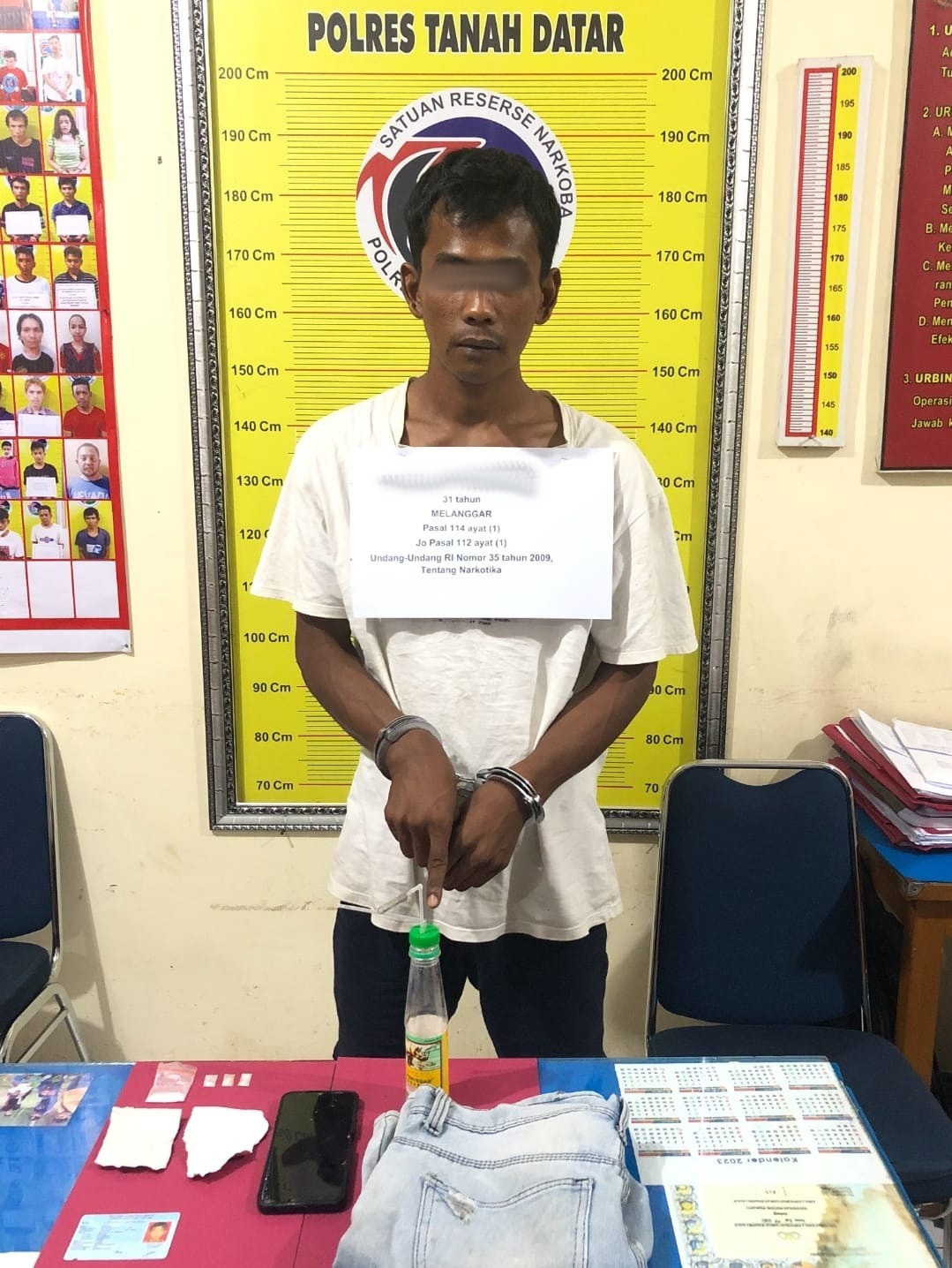 Satresnarkoba Polres Tanah Datar Kembali&nbsp; Berhasil Gagalkan Peredaran Narkotika, 4 Paket Sabu-sabu Berhasil Diamankan