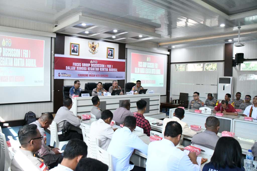 Sinergi Tangkal Radikalisme, Polri Gelar FGD di Kupang Bertema “Teroris Musuh Kita&nbsp;Bersama