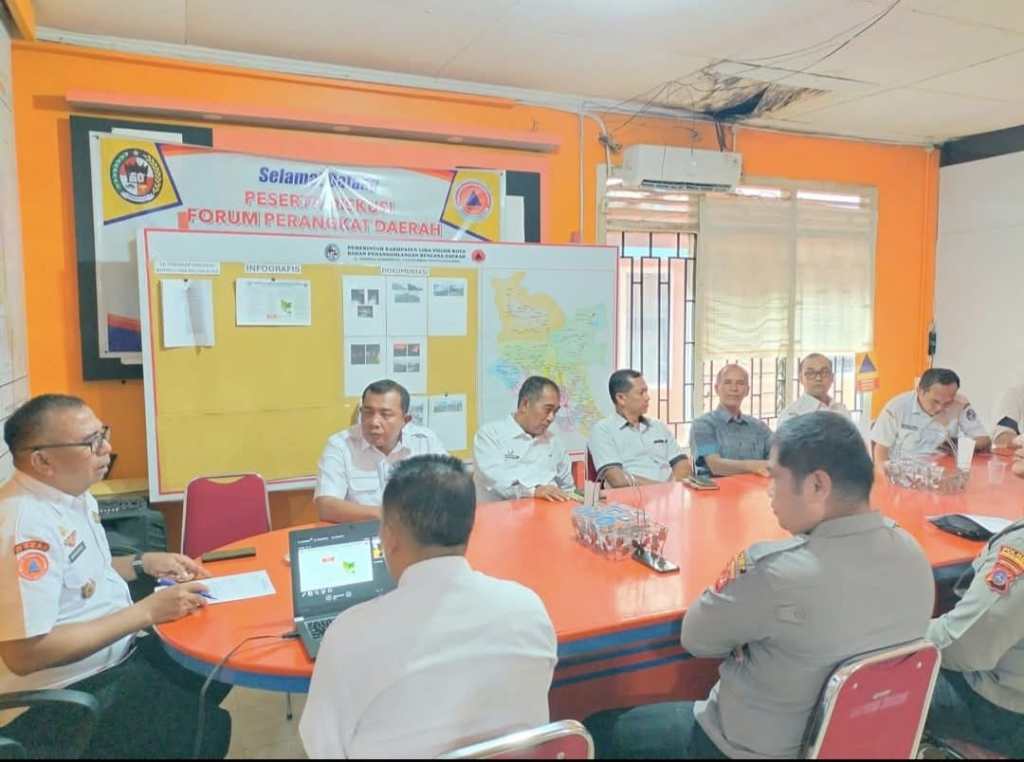 Polres Lima Puluh Kota bersama BPBD Laksanakan Rapat Evaluasi Tanggap Darurat&nbsp;Karhutla