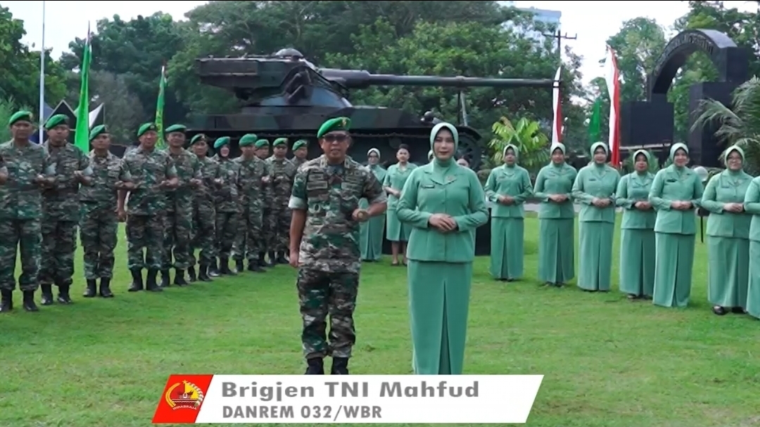 DANREM 032/WBR Brigjen TNI Mahfud Beserta Jajaran Ucapkan Selamat HUT Bhayangkara ke-79: “Semoga Sinergitas TNI-Polri Makin Kokoh untuk Rakyat”