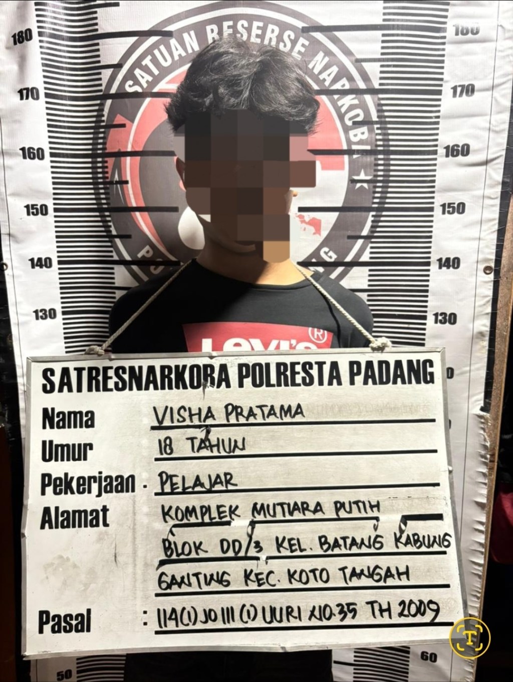 Sekantong Plastik dan 4 Paket Ganja Disita dari Seorang Pemuda 18 Tahun di&nbsp;Padang