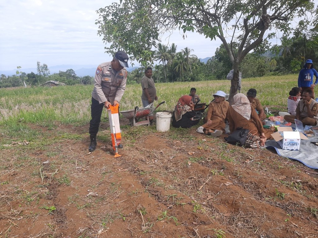 Polsek Lintau Buo Utara bersinergi dengan masyarakat mewujudkan swasembada&nbsp;pangan