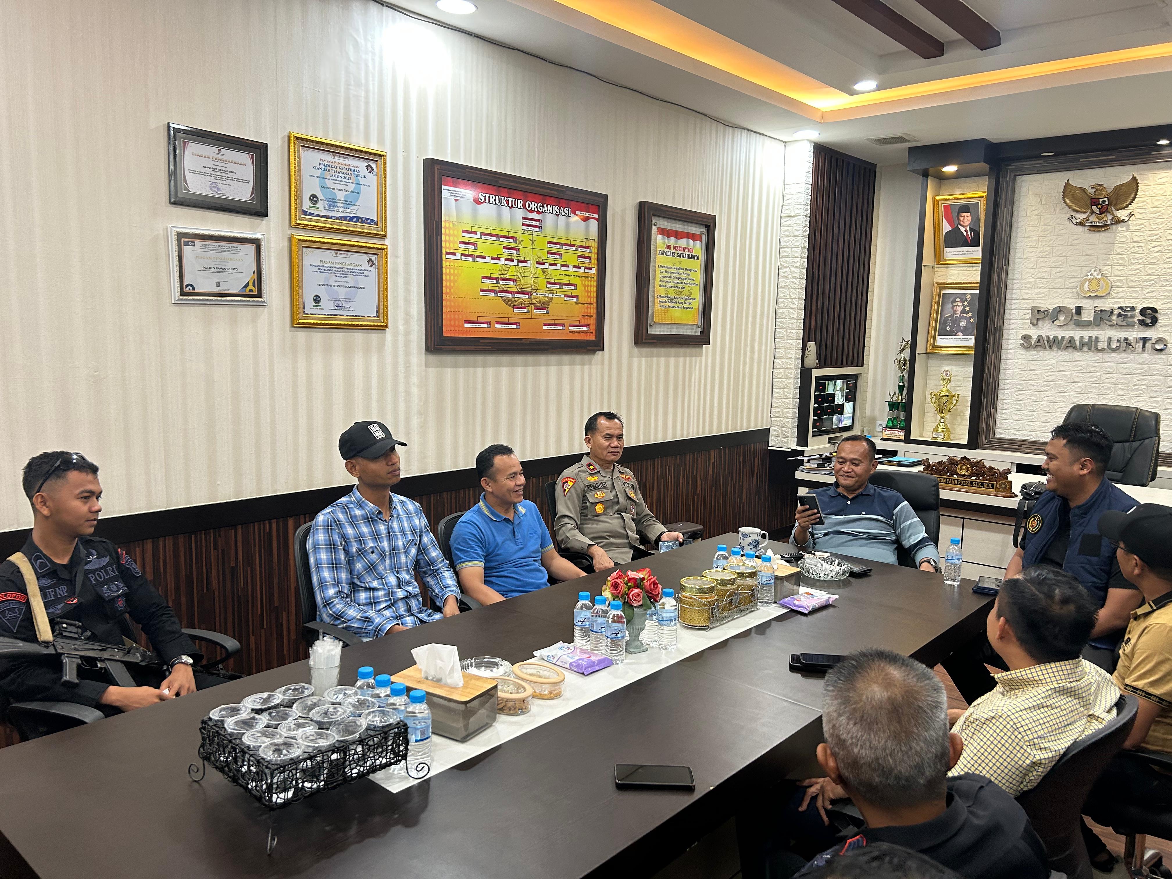 Polres Sawahlunto Gelar Rapat Koordinasi Operasi PETI Singgalang 2025 untuk Berantas Penambangan Ilegal