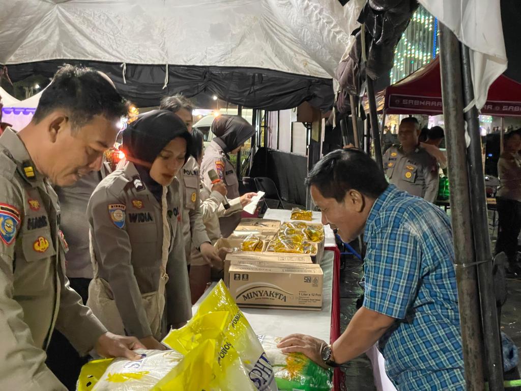 Polda Kalteng Gelar Gerakan Pangan Murah, Bantu Penuhi Kebutuhan&nbsp;Warga